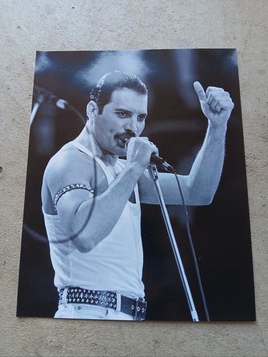 Freddie Mercury Other - 8 x 10 inch Freddie Mercury 1985 Live Aid Photo Print
